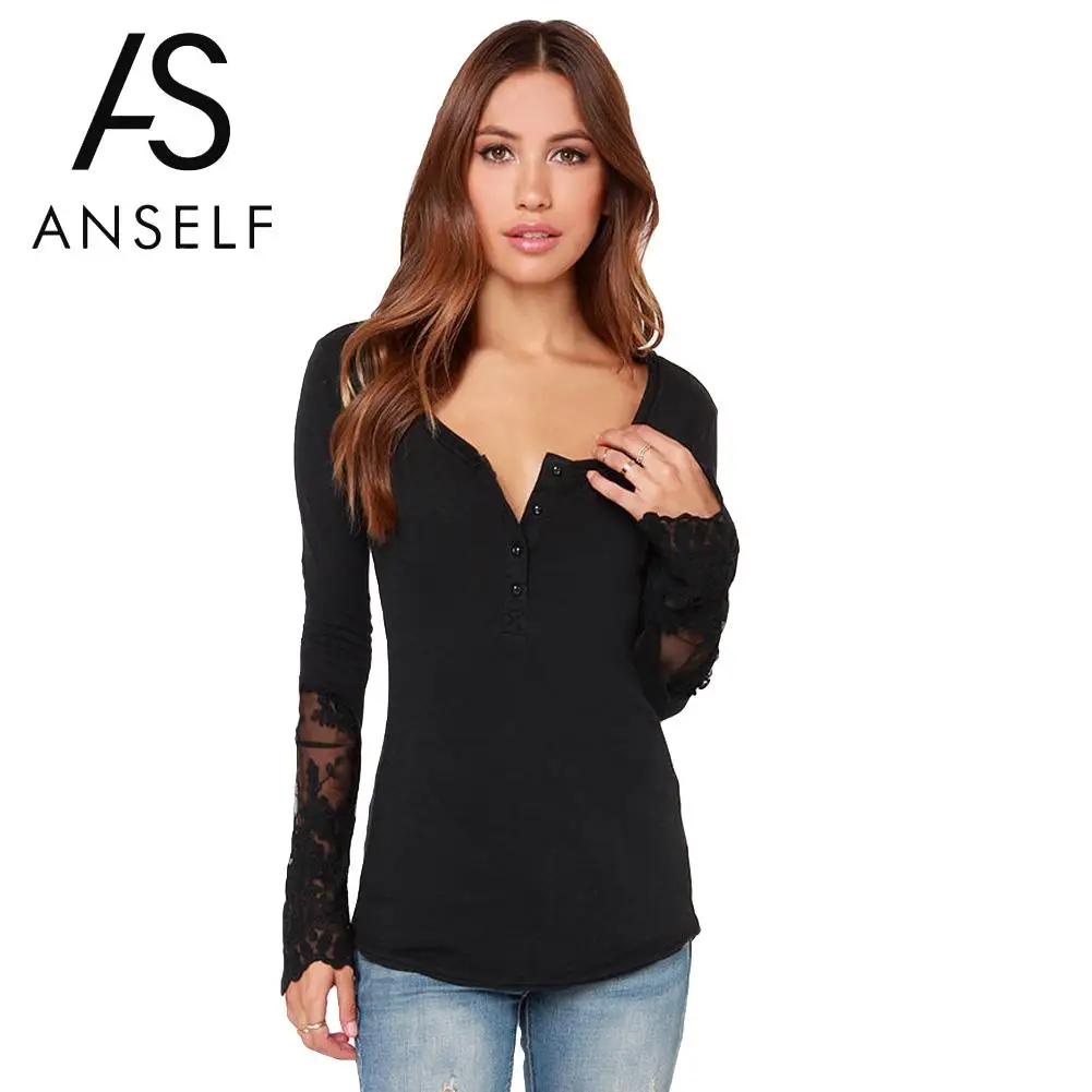 Anself New Summer T Shirt Women Fashion Brand Long Sleeve Sexy Lace Crochet Tops Embroidery Casual T-Shirt Plus Size Blusa XXL
Anself New Summer T Shirt Women Fashion Brand Long Sleeve Sexy Lace Crochet Tops Embroidery Casual T-Shirt Plus Size Blusa XXL