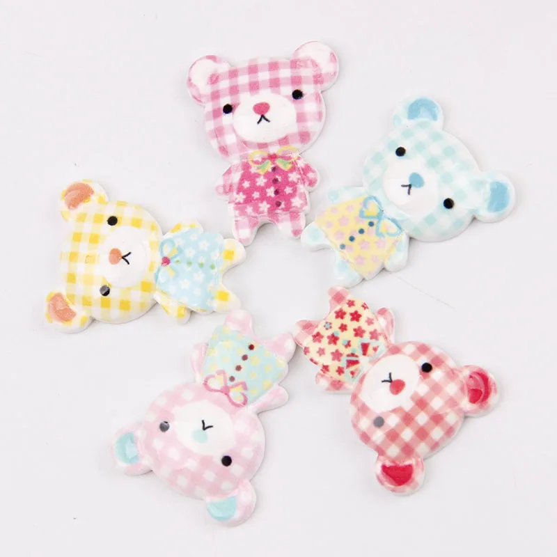 New!50pcs 23*29mm resin cabochon,Mix color check pattern cute bear shape flat back cabochon girls like DIY051
New!50pcs 23*29mm resin cabochon,Mix color check pattern cute bear shape flat back cabochon girls like DIY051