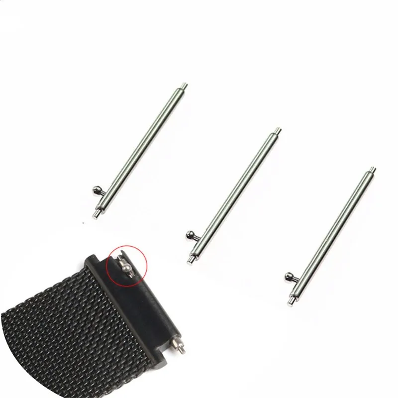 6pcs Quick Release Spring Bar Stainless Steel Watch Strap Pins 1.8mm Diameter with Push Button 18 20 22 23mm Watchband Link Tool
6pcs Quick Release Spring Bar Stainless Steel Watch Strap Pins 1.8mm Diameter with Push Button 18 20 22 23mm Watchband Link Tool