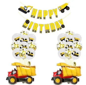 Cartoon Hat Construction vehicle Excavator Theme Balloon Confetti Balloon Engineering Vehicles Birthday Party Supplies Hat
Cartoon Hat Construction vehicle Excavator Theme Balloon Confetti Balloon Engineering Vehicles Birthday Party Supplies Hat