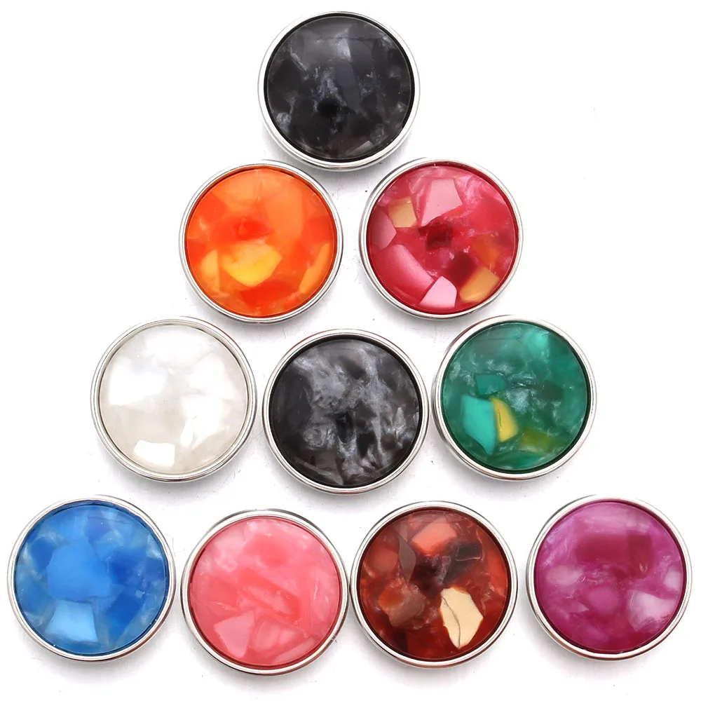 10Pcs/lot New 18mm Resin Snap Buttons Jewelry Colourful Imitation Natural Stone Snap Button Fit 18mm/20mm DIY Snap Bracelet
10Pcs/lot New 18mm Resin Snap Buttons Jewelry Colourful Imitation Natural Stone Snap Button Fit 18mm/20mm DIY Snap Bracelet