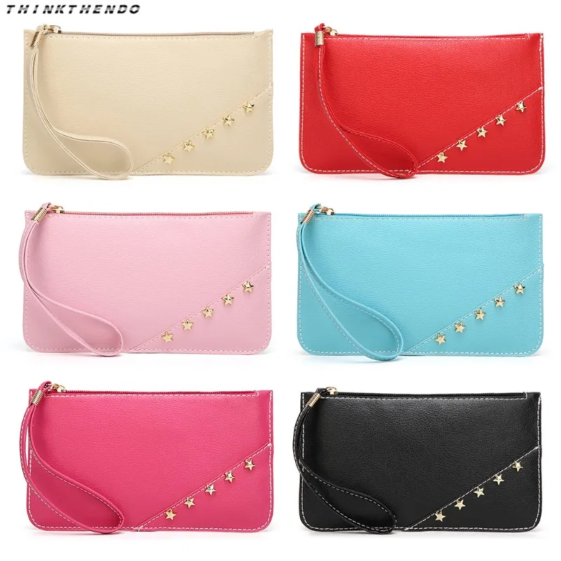 THINKTHENDO Fashion Women Lady Wristband Wallet Long Card Case Holder Girls Female Multifunction Phone Pouch Coin Purse Handbag
THINKTHENDO Fashion Women Lady Wristband Wallet Long Card Case Holder Girls Female Multifunction Phone Pouch Coin Purse Handbag
