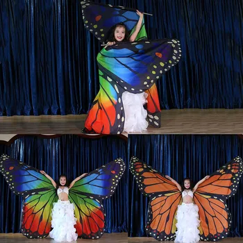 Children Belly Dance Isis Wings with Sticks for Children Belly Dance Costume Angel Wings with Telescopic Sticks Stage Props
Children Belly Dance Isis Wings with Sticks for Children Belly Dance Costume Angel Wings with Telescopic Sticks Stage Props