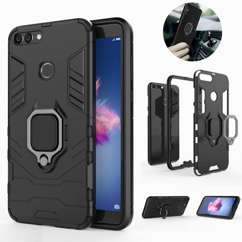 For Huawei P Smart case Car Magnetic Bracket Finger Ring TPU+PC Stand Phone Cover For PSmart Shockproof Armor Coque Capa Fundas
For Huawei P Smart case Car Magnetic Bracket Finger Ring TPU+PC Stand Phone Cover For PSmart Shockproof Armor Coque Capa Fundas