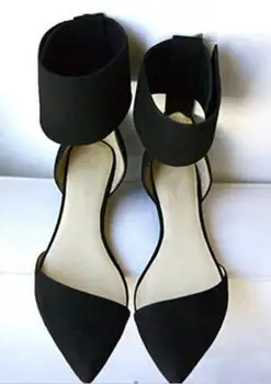 Elegant Style Ladies Ankle Buckles Flats High Quality Dress Shoes Fashion Red Suede Leather Women Pointy Toe Flats Ballet Shoes
Elegant Style Ladies Ankle Buckles Flats High Quality Dress Shoes Fashion Red Suede Leather Women Pointy Toe Flats Ballet Shoes
