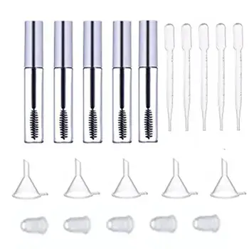 5pcs 12ml Empty Mascara Tube With Eyelash Bottles Cosmetic Container Plastic Bottle Eyelash Refillable Mascara MakeupContainer
5pcs 12ml Empty Mascara Tube With Eyelash Bottles Cosmetic Container Plastic Bottle Eyelash Refillable Mascara MakeupContainer