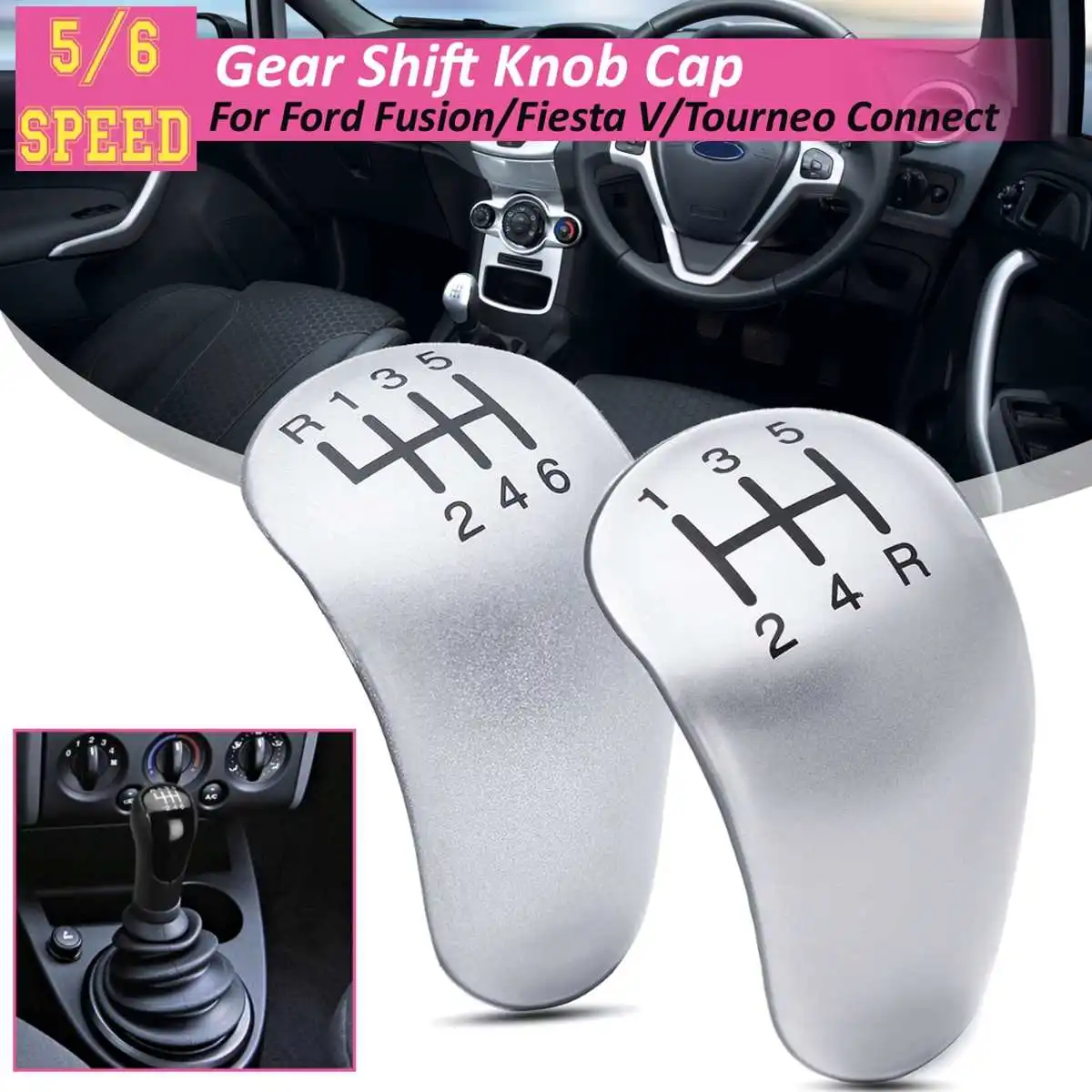 Gear Shift Knob Badge Emblem Cap Knob 
