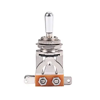Toggle Switch 3 Ways Pickup Selector Tone Conversion For LP SG Electric Guitar Silver
Toggle Switch 3 Ways Pickup Selector Tone Conversion For LP SG Electric Guitar Silver