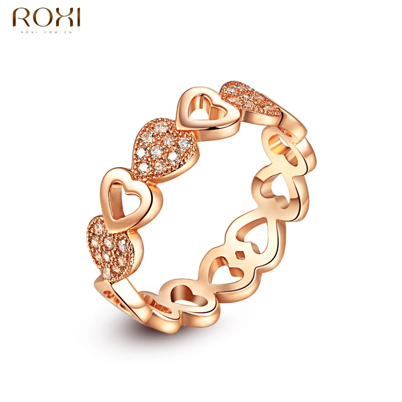 ROXI Rings for Women Gold Color Classic Simple Design Ring Heart Solitaire Zirconia Womens Wedding Loving Party Jewelry anillos
ROXI Rings for Women Gold Color Classic Simple Design Ring Heart Solitaire Zirconia Womens Wedding Loving Party Jewelry anillos