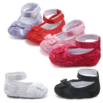 Spring Summer Baby Girls Bowknot Flowers Princess Shoes Newborn Baby Cute First Walkers Infant Toddler Soft Anti-slip Sole Shoes
Spring Summer Baby Girls Bowknot Flowers Princess Shoes Newborn Baby Cute First Walkers Infant Toddler Soft Anti-slip Sole Shoes