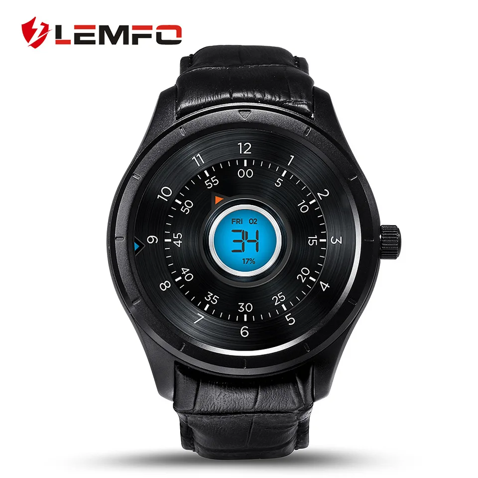 LEMFO Q3 Smart Watch 1.39 Inch 400*400 AMOLD Touch Screen MT6572 Android System LTE 3G Sim GPS WIFI Heart Rate Smartwatch Men
LEMFO Q3 Smart Watch 1.39 Inch 400*400 AMOLD Touch Screen MT6572 Android System LTE 3G Sim GPS WIFI Heart Rate Smartwatch Men