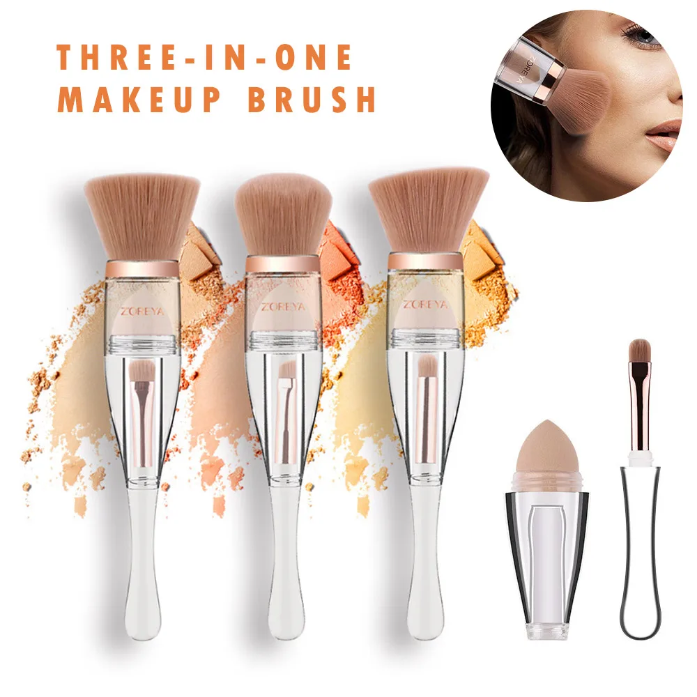 3 in 1 Makeup Brushes Set Professional Blending Foundation Powder Eyeshadow High Quality Makeup Brushes Kit Cosmetic Travel Tool
3 in 1 Makeup Brushes Set Professional Blending Foundation Powder Eyeshadow High Quality Makeup Brushes Kit Cosmetic Travel Tool