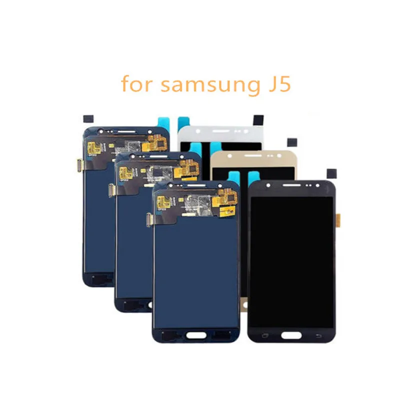 10 pcs For Samsung GALAXY J5 J500 J500F J500FN J500M J500H 2015 LCD Digitizer Display Adjust Brightness Screen Assembly | Мобильные