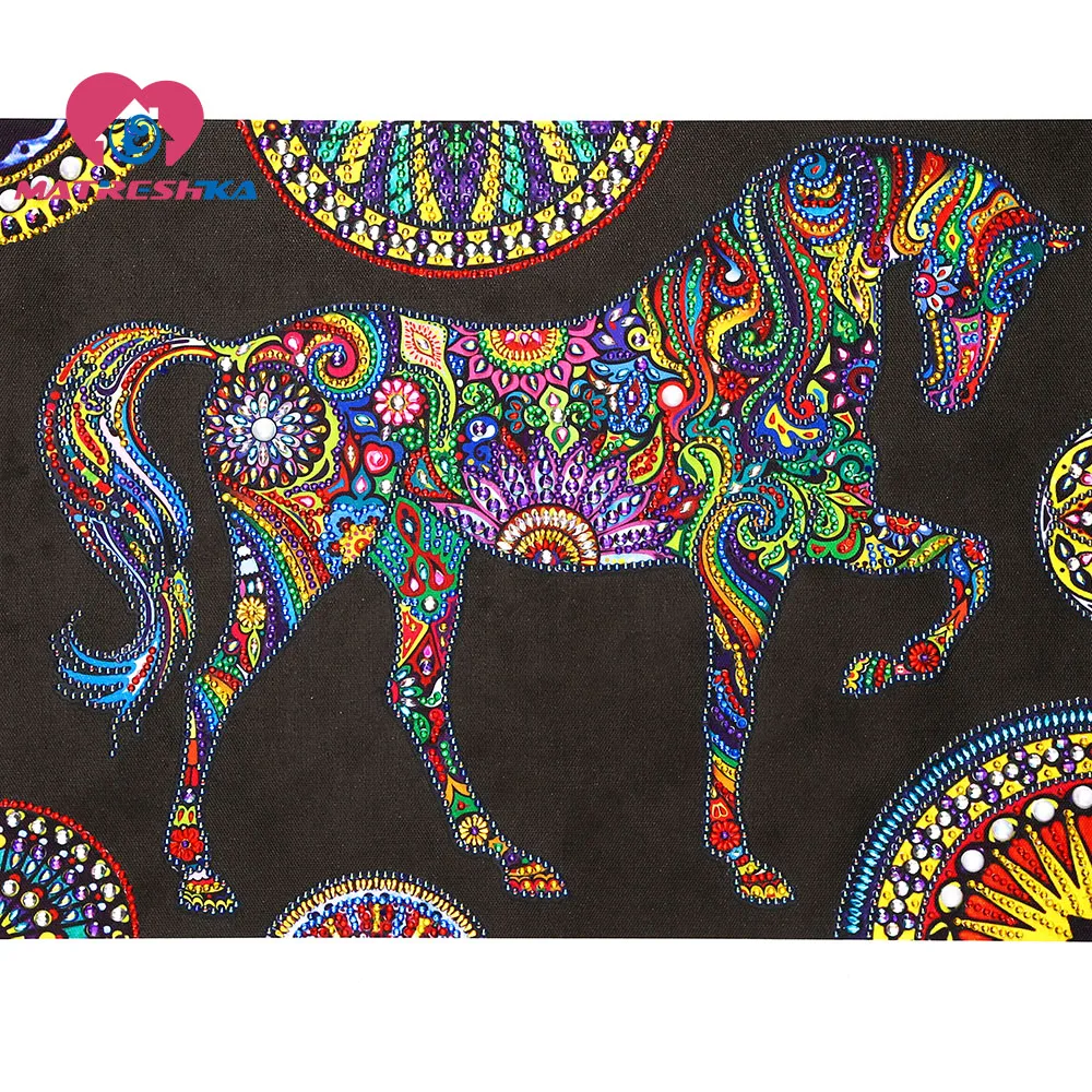 DIY Special Shape Diamond Embroidery Animal 5D Diamond Painting Horse Cross Stitch Round Drill Picture Of Rhinestones 37x47cm
DIY Special Shape Diamond Embroidery Animal 5D Diamond Painting Horse Cross Stitch Round Drill Picture Of Rhinestones 37x47cm