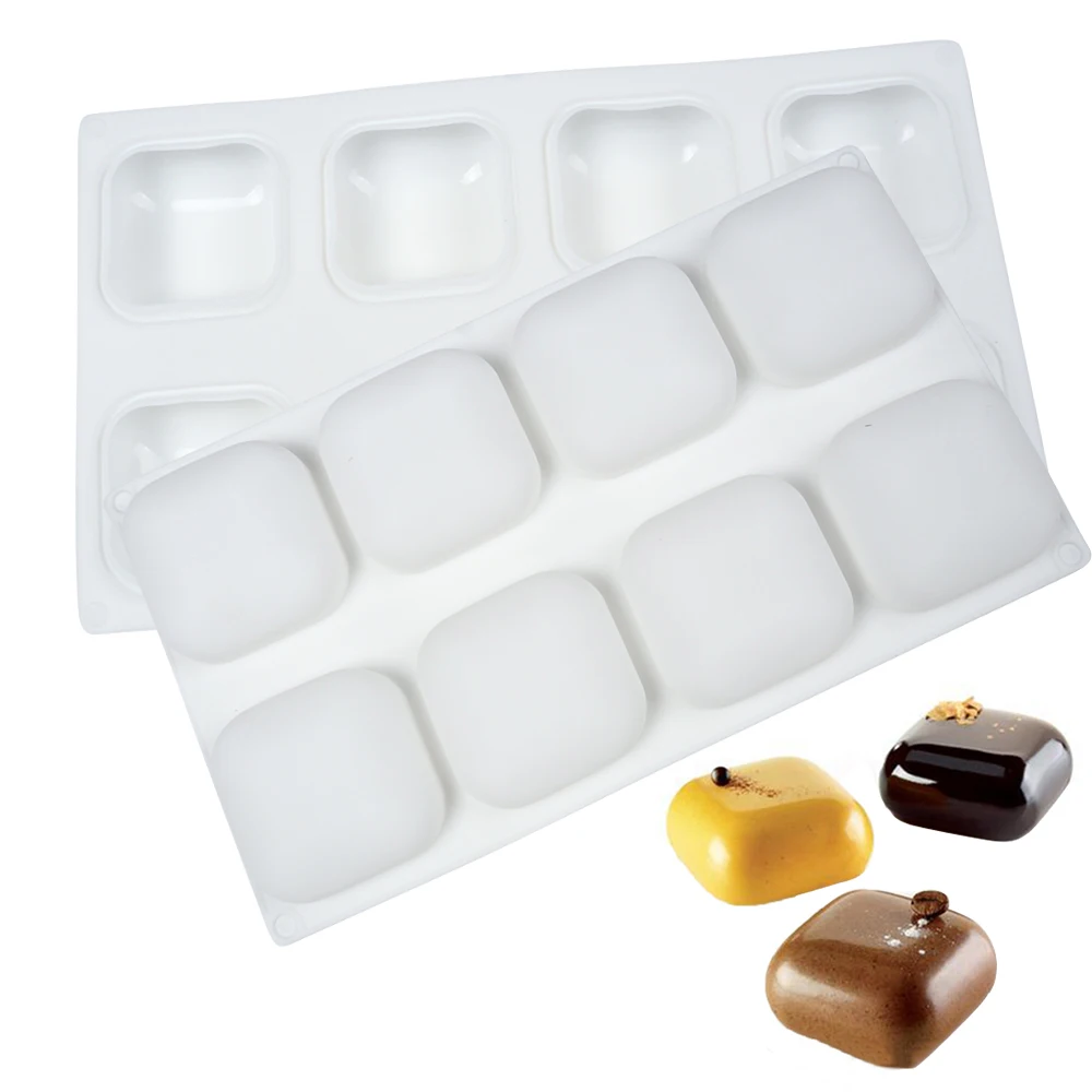 1PCS Silicone Mold for Baking 8 Cavity Heart/Diamond/Square Shape Cake Mold Chocolate Mold Baking Tools Cake Decorating Tools
1PCS Silicone Mold for Baking 8 Cavity Heart/Diamond/Square Shape Cake Mold Chocolate Mold Baking Tools Cake Decorating Tools