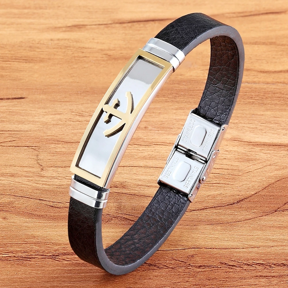 XQNI Accessories Gift Bracelets Set Series Multiple Styles 21CM Black PU Leather Stainless Steel Bracelet & Bangle For Men
XQNI Accessories Gift Bracelets Set Series Multiple Styles 21CM Black PU Leather Stainless Steel Bracelet & Bangle For Men
