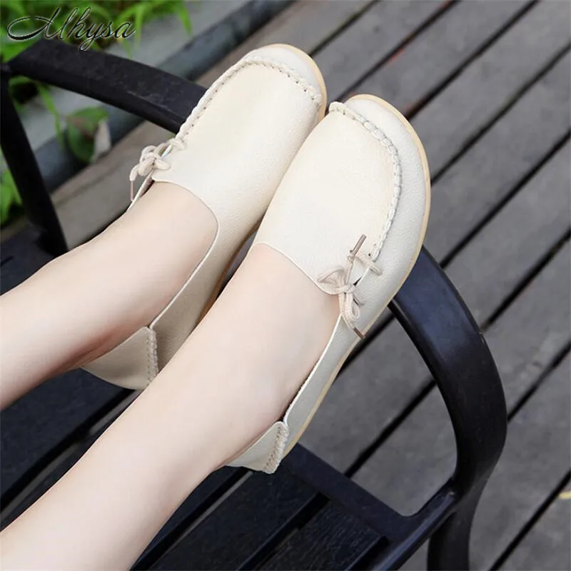 Mhysa 2019 Spring Women's Casual Leather Shoes Woman Loafers Slip-On Female Flats Moccasins Ladies Shoes Large size36-44 T259
Mhysa 2019 Spring Women's Casual Leather Shoes Woman Loafers Slip-On Female Flats Moccasins Ladies Shoes Large size36-44 T259