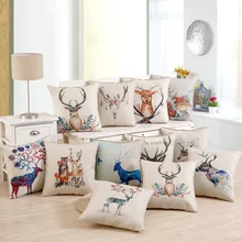 Luxury Deer Cotton Linen Printed Cushion Cover 45x45cm Christmas Pillow Cover Pillowcase Home Decorative Sofa Throw Pillows Seat
Luxury Deer Cotton Linen Printed Cushion Cover 45x45cm Christmas Pillow Cover Pillowcase Home Decorative Sofa Throw Pillows Seat