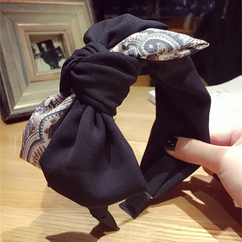 Vintage Knot Women Headband Big Bows Girls Hair Bands Women Female Turban Hair Accessories Haarband Headwear
Vintage Knot Women Headband Big Bows Girls Hair Bands Women Female Turban Hair Accessories Haarband Headwear