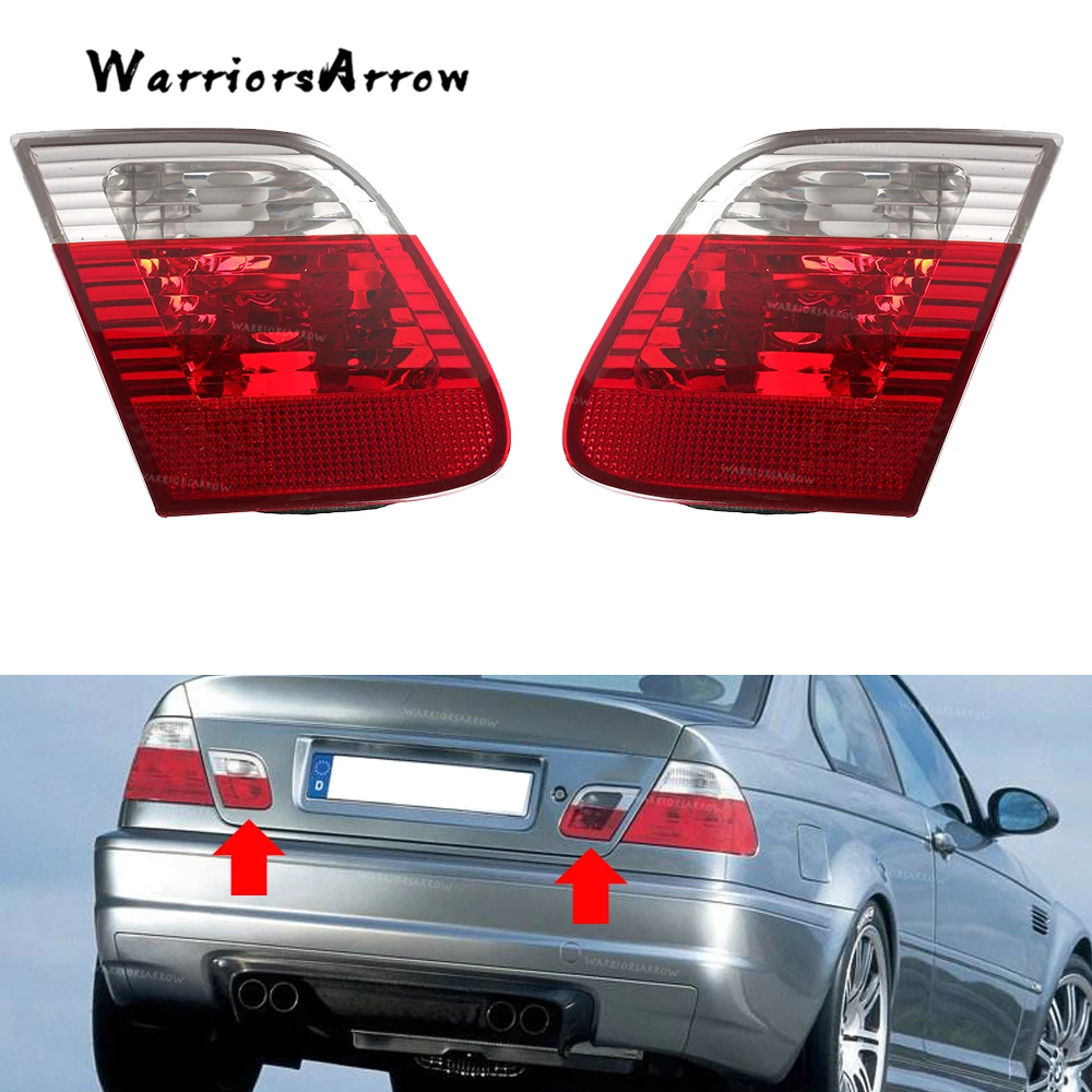 WarriorsArrow Pair Left + Right Red Clear Inner Tail Lights Lens For BMW 3-Series E46 4-DOOR 2002-2005 63216910537 63216910538
WarriorsArrow Pair Left + Right Red Clear Inner Tail Lights Lens For BMW 3-Series E46 4-DOOR 2002-2005 63216910537 63216910538