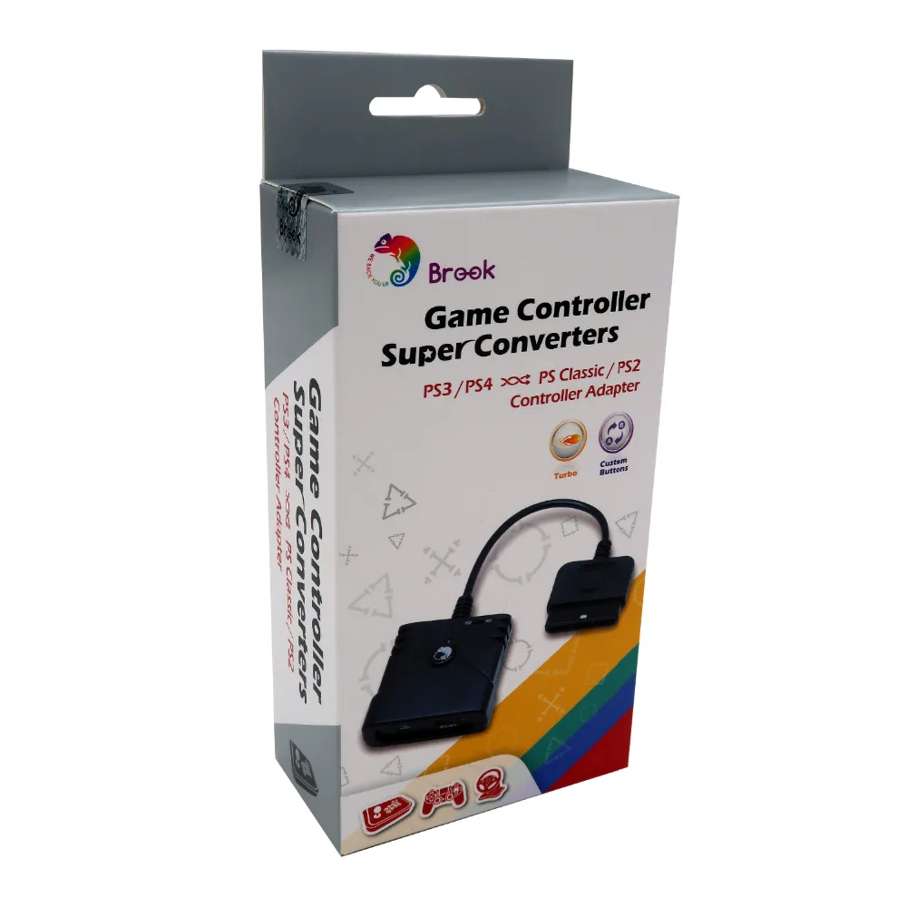 New Brook Super Converter Adapter for Sony for PS3 for PS4 for Playstation 4 Controller Fightstick to for PS2 / PS Classic
New Brook Super Converter Adapter for Sony for PS3 for PS4 for Playstation 4 Controller Fightstick to for PS2 / PS Classic