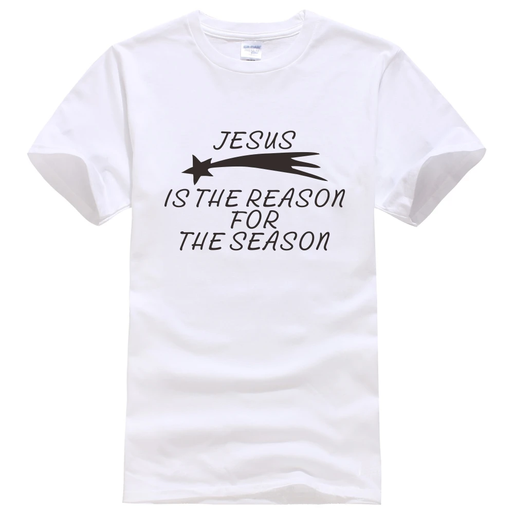 Christmas gift New fashion 100% cotton T-shirts Skateboard Tee Printed Funny Tshirt Tops - Jesus is the reason for the season
Christmas gift New fashion 100% cotton T-shirts Skateboard Tee Printed Funny Tshirt Tops - Jesus is the reason for the season