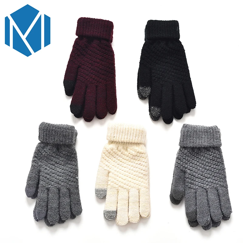Hot Sale Women Warm Winter Knitted Fashion Full Finger Gloves Mittens Lady Female Thick Solid Woolen Gloves Screen Luvas Gift
Hot Sale Women Warm Winter Knitted Fashion Full Finger Gloves Mittens Lady Female Thick Solid Woolen Gloves Screen Luvas Gift
