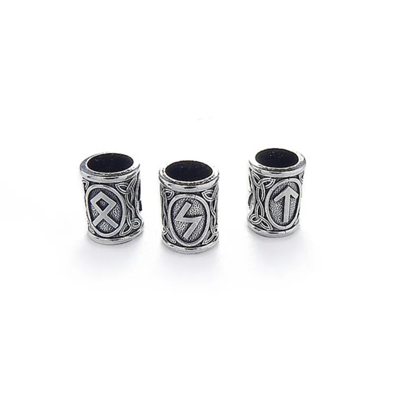 3pc Viking Runes Beads for Beards or Hair TIWAZ TYR Sol Odal Futhark Jewelry Vikings Pendants
3pc Viking Runes Beads for Beards or Hair TIWAZ TYR Sol Odal Futhark Jewelry Vikings Pendants