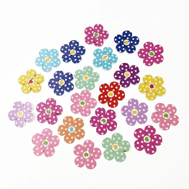 100Pcs Mix Flower DIY Wooden Buttons For Clothing Decorative Buttons Craft Scrapbooking Accessories Sewing Supplies Botao 20mm
100Pcs Mix Flower DIY Wooden Buttons For Clothing Decorative Buttons Craft Scrapbooking Accessories Sewing Supplies Botao 20mm