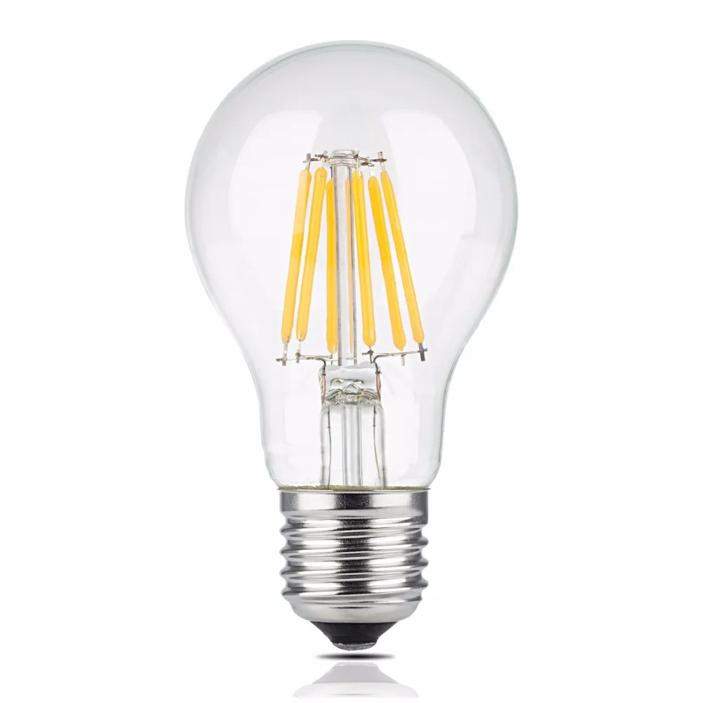 LED filament bulb e27 2w 4w 6w 8w