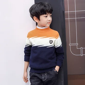 2019 New Leisure Kids Children's Clothing, Boy Autumn Checked Knit Sweater T-shirt Coat Cuhk Children Joining Together 5-16 Year
2019 New Leisure Kids Children's Clothing, Boy Autumn Checked Knit Sweater T-shirt Coat Cuhk Children Joining Together 5-16 Year