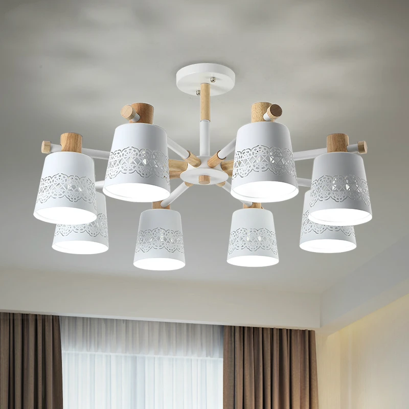 Modern LED Macaron wood chandelier loft lighting fixtures Nordic hanging lights bedroom illumination living room suspended lamp
Modern LED Macaron wood chandelier loft lighting fixtures Nordic hanging lights bedroom illumination living room suspended lamp