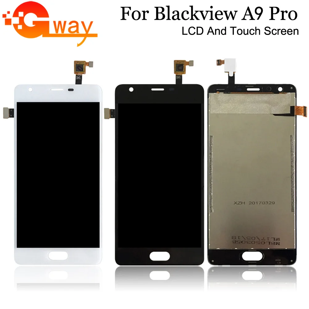 FSTGWAY For 5 inch Blackview A9 Pro LCD Display+Touch Screen 100% Tested Screen Digitizer Assembly Replacement
FSTGWAY For 5 inch Blackview A9 Pro LCD Display+Touch Screen 100% Tested Screen Digitizer Assembly Replacement