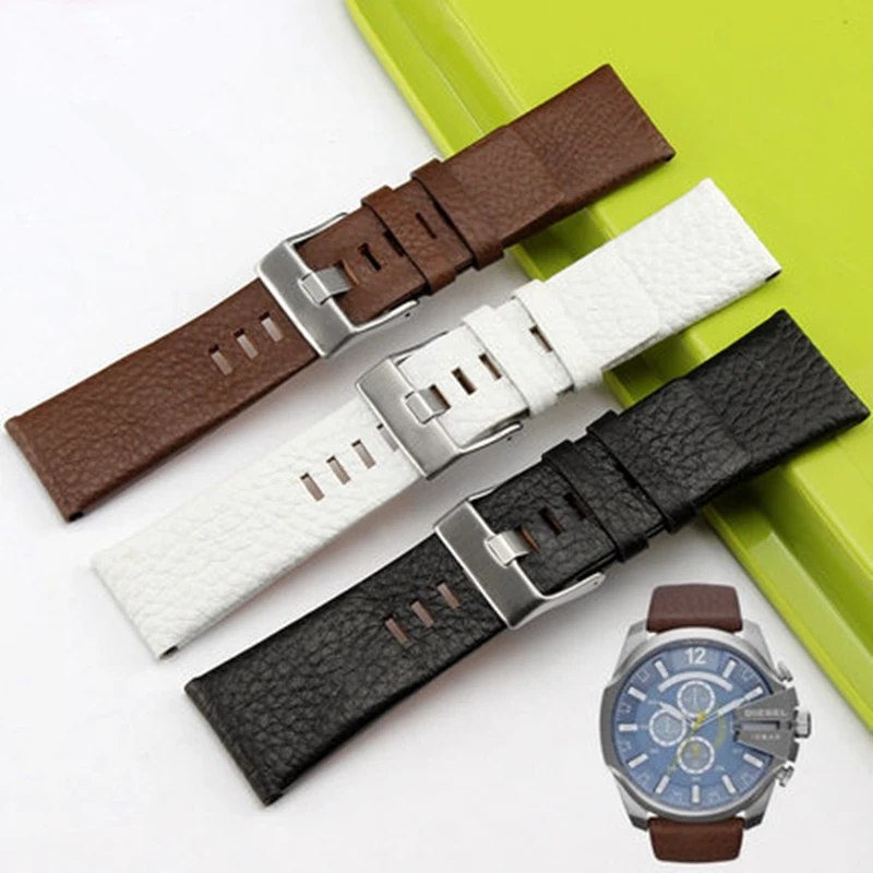 MERJUST 22mm 24mm 26mm 28mm 30mm Watchband Black Brown White Leather Strap For Diesel DZ DZ7313 DZ7257watch Strap Wristband
MERJUST 22mm 24mm 26mm 28mm 30mm Watchband Black Brown White Leather Strap For Diesel DZ DZ7313 DZ7257watch Strap Wristband