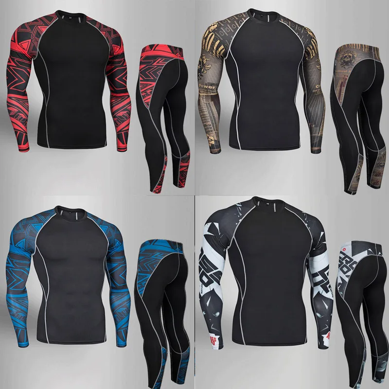 New Men's Winter Sports Thermal Underwear Running Shirt Sports Leggings Quick-drying Fitness Training Shirts Compression Tights
New Men's Winter Sports Thermal Underwear Running Shirt Sports Leggings Quick-drying Fitness Training Shirts Compression Tights