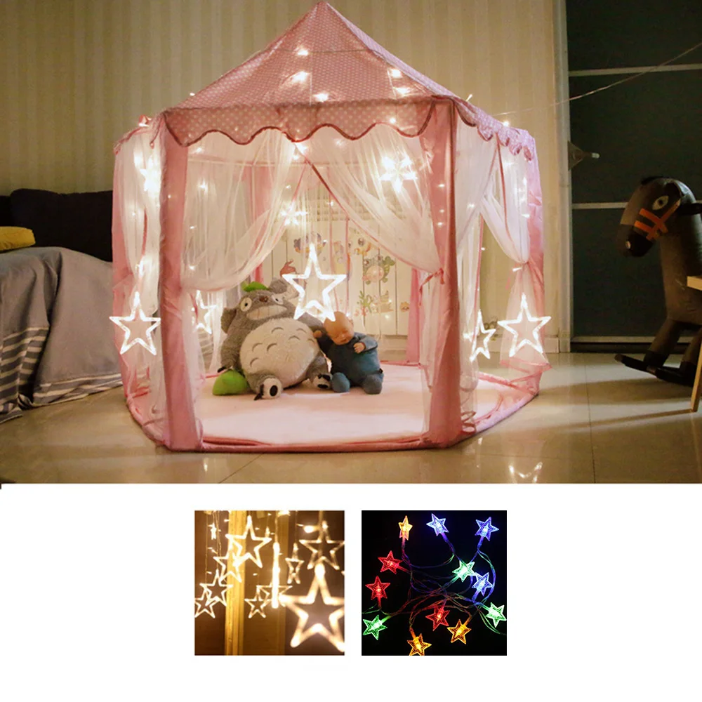 50pcs/set Star Glowing Luminous LED Twinkle Star String Lights Children Play Tent Indoor Decor
50pcs/set Star Glowing Luminous LED Twinkle Star String Lights Children Play Tent Indoor Decor
