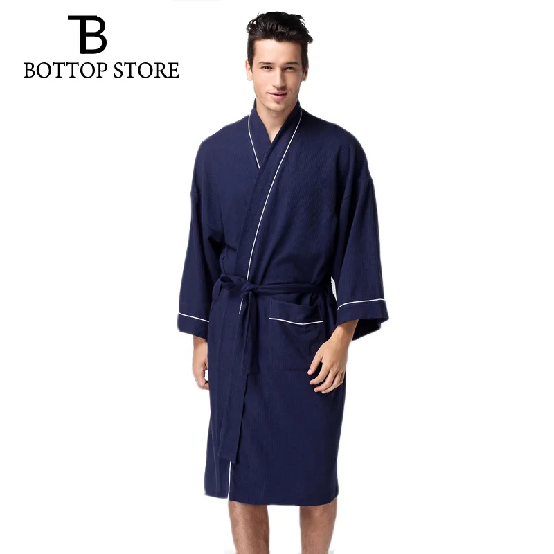 Фото Мужской халат большие размеры мужские кимоно пижамы мужская - купить