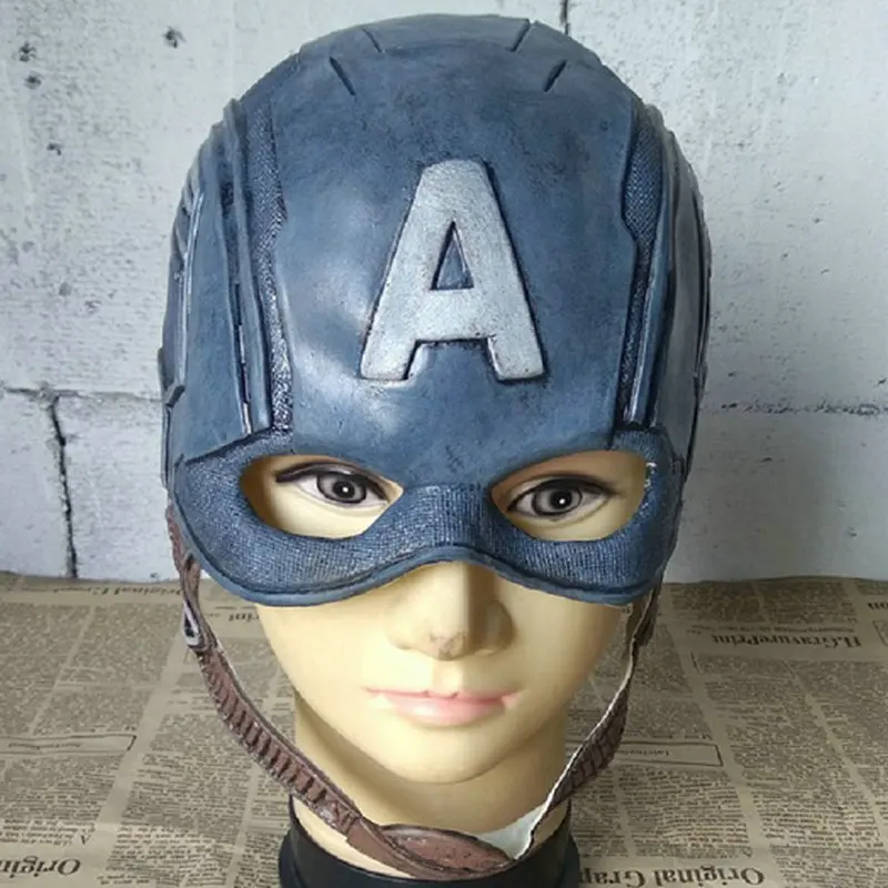 Captain America 3 Latex Mask Realistic Superhero Helmet Half Face Halloween Mask Latex Adult Scary Party Masks Cosplay Props
Captain America 3 Latex Mask Realistic Superhero Helmet Half Face Halloween Mask Latex Adult Scary Party Masks Cosplay Props