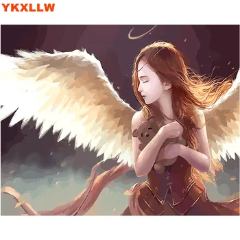 Angel Girl with Bear Picture Painting By Numbers Kits Abstract Paints Number Oil Painting Drawing Pictures On Canvas room Decor
Angel Girl with Bear Picture Painting By Numbers Kits Abstract Paints Number Oil Painting Drawing Pictures On Canvas room Decor