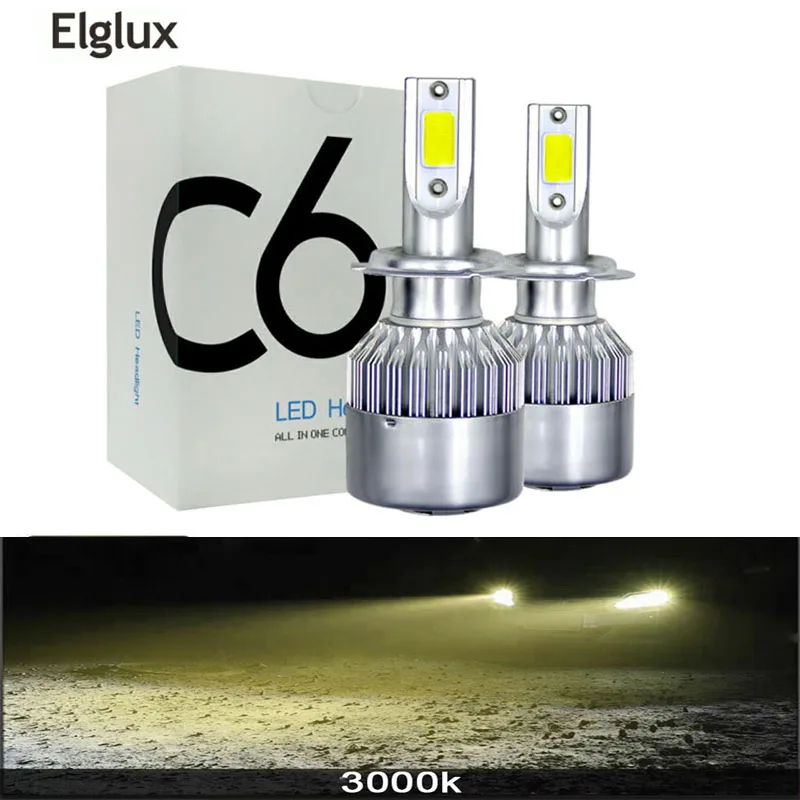 Super bright H7 H11 H8 H9 H1 H3 9005 9006 Gold Colors Headlight 12V H4 LED 72W 8000Lm At High-Low Beam COB Car Lights Bulb 3000K
Super bright H7 H11 H8 H9 H1 H3 9005 9006 Gold Colors Headlight 12V H4 LED 72W 8000Lm At High-Low Beam COB Car Lights Bulb 3000K