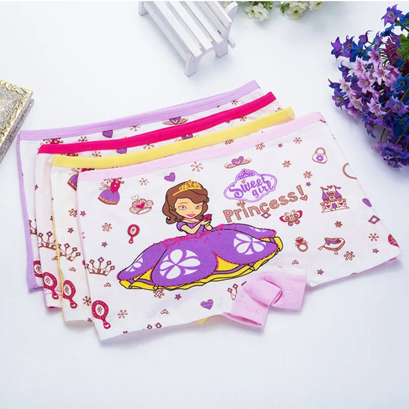 New Children 's Underwear Cotton Girls Underwear 4pcs/ lot 2018 Panties Cartoon Princess printed Baby Briefs Boxer Underpants
New Children 's Underwear Cotton Girls Underwear 4pcs/ lot 2018 Panties Cartoon Princess printed Baby Briefs Boxer Underpants