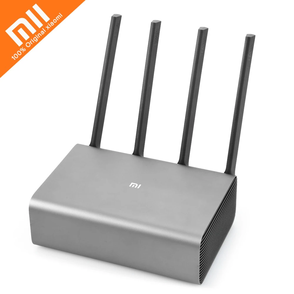 Original Xiaomi Mi R3P 2600Mbps Wireless Router 256M Flash ROM 4 Antenna 2.4GHz/5.0GHz Dual band WiFi Network with App Contronl
Original Xiaomi Mi R3P 2600Mbps Wireless Router 256M Flash ROM 4 Antenna 2.4GHz/5.0GHz Dual band WiFi Network with App Contronl