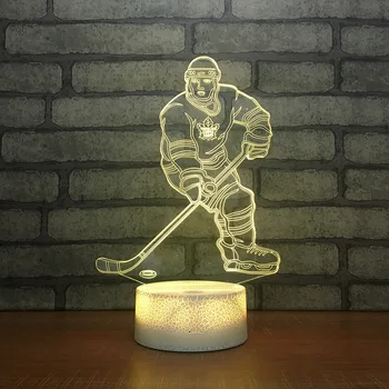 Hockey Color 3d Lamp Creative Gift Acrylic Manufacturer Wholesale Hockey Led Night Light Novelty Led 3d Kids Lamp
Hockey Color 3d Lamp Creative Gift Acrylic Manufacturer Wholesale Hockey Led Night Light Novelty Led 3d Kids Lamp