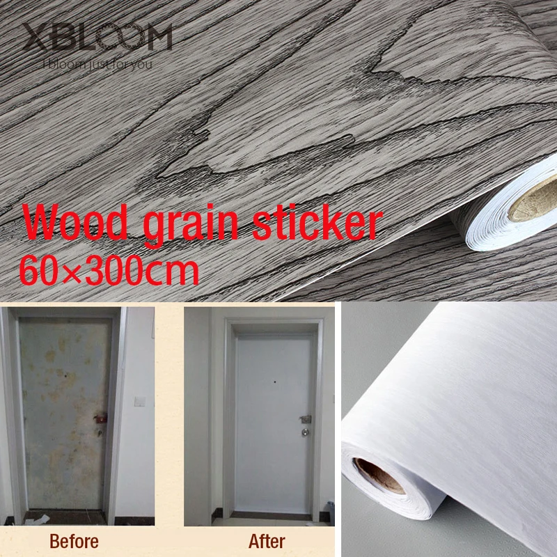 Wood grain Home Decor Furniture Vinyl Wrap Waterproof Wall Sticker Self Adhesive PVC Wallpaper Kitchen Desk Door Decorative Film
Wood grain Home Decor Furniture Vinyl Wrap Waterproof Wall Sticker Self Adhesive PVC Wallpaper Kitchen Desk Door Decorative Film