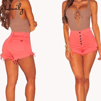 HMILY Denim Shorts Women Fashion Tassel Ripped High Waist Summer Short Jeans Sexy Booty Shorts Female Slim Shorts Trouser
HMILY Denim Shorts Women Fashion Tassel Ripped High Waist Summer Short Jeans Sexy Booty Shorts Female Slim Shorts Trouser