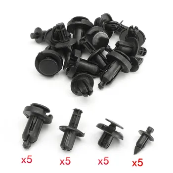 20PCS 6mm 8mm 10mm Universal Car Plastic Rivet Fasteners Lining Trim Panel Fixing Clips KIT 4 Sizes
20PCS 6mm 8mm 10mm Universal Car Plastic Rivet Fasteners Lining Trim Panel Fixing Clips KIT 4 Sizes
