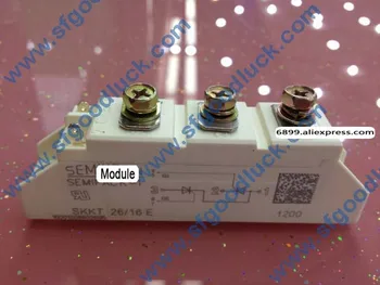 SKKT26/16E Thyristor Silicon Controlled Rectifier SCR Module 1600V 32A Case A-5 Weight(approx.):95g
SKKT26/16E Thyristor Silicon Controlled Rectifier SCR Module 1600V 32A Case A-5 Weight(approx.):95g