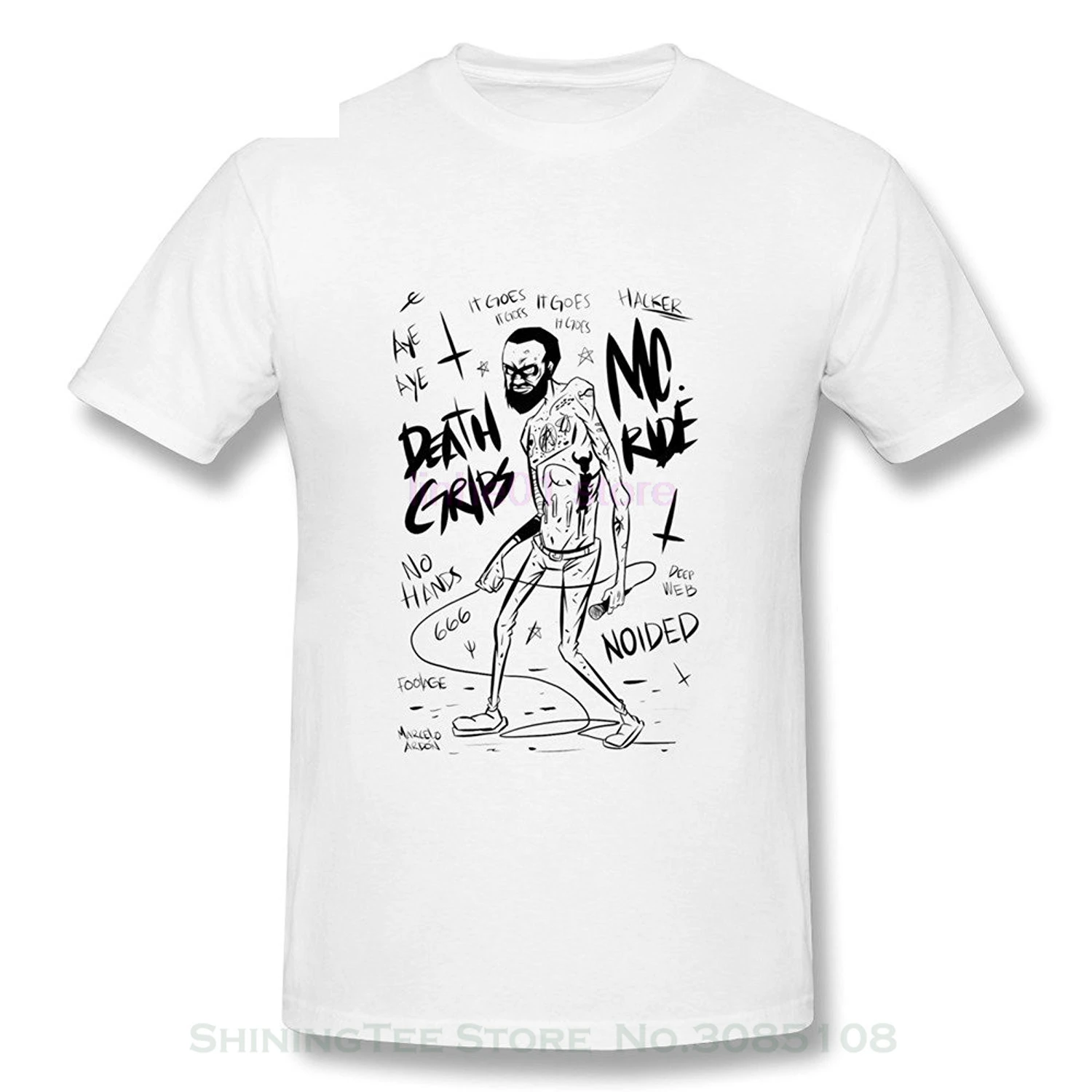 GILDAN T-shirt Novelty Cool Tops Men's Short Sleeve Tshirt Sanyou Men's Death Grips Mc Ride T-shirt
GILDAN T-shirt Novelty Cool Tops Men's Short Sleeve Tshirt Sanyou Men's Death Grips Mc Ride T-shirt