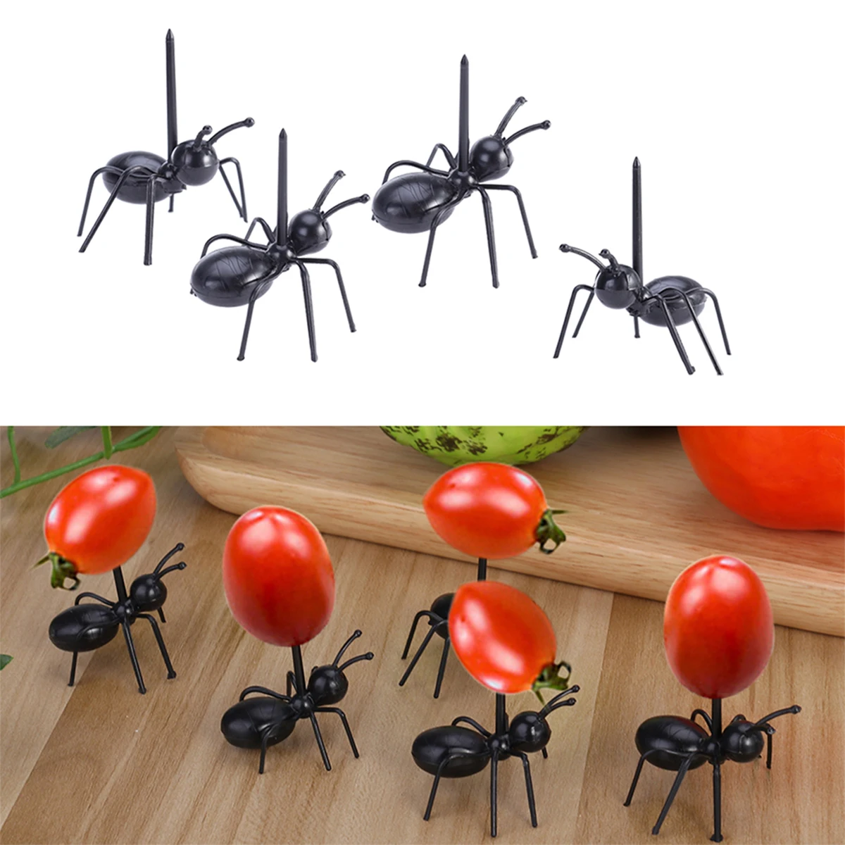 24pcs Ants Decorative Food Picks Reusable Ant Toothpicks Fruit Dessert Forks Appetizer Forks For Snack Cake Dessert Party Favors
24pcs Ants Decorative Food Picks Reusable Ant Toothpicks Fruit Dessert Forks Appetizer Forks For Snack Cake Dessert Party Favors