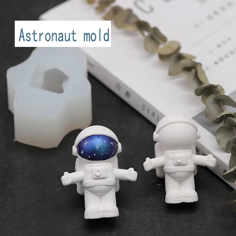 Cute Astronaut Shape Silicone Mould Cake Fondant Chocolate Decor Moon Travel Diy Car Aroma Essential Oil Spreading Gypsum mold
Cute Astronaut Shape Silicone Mould Cake Fondant Chocolate Decor Moon Travel Diy Car Aroma Essential Oil Spreading Gypsum mold